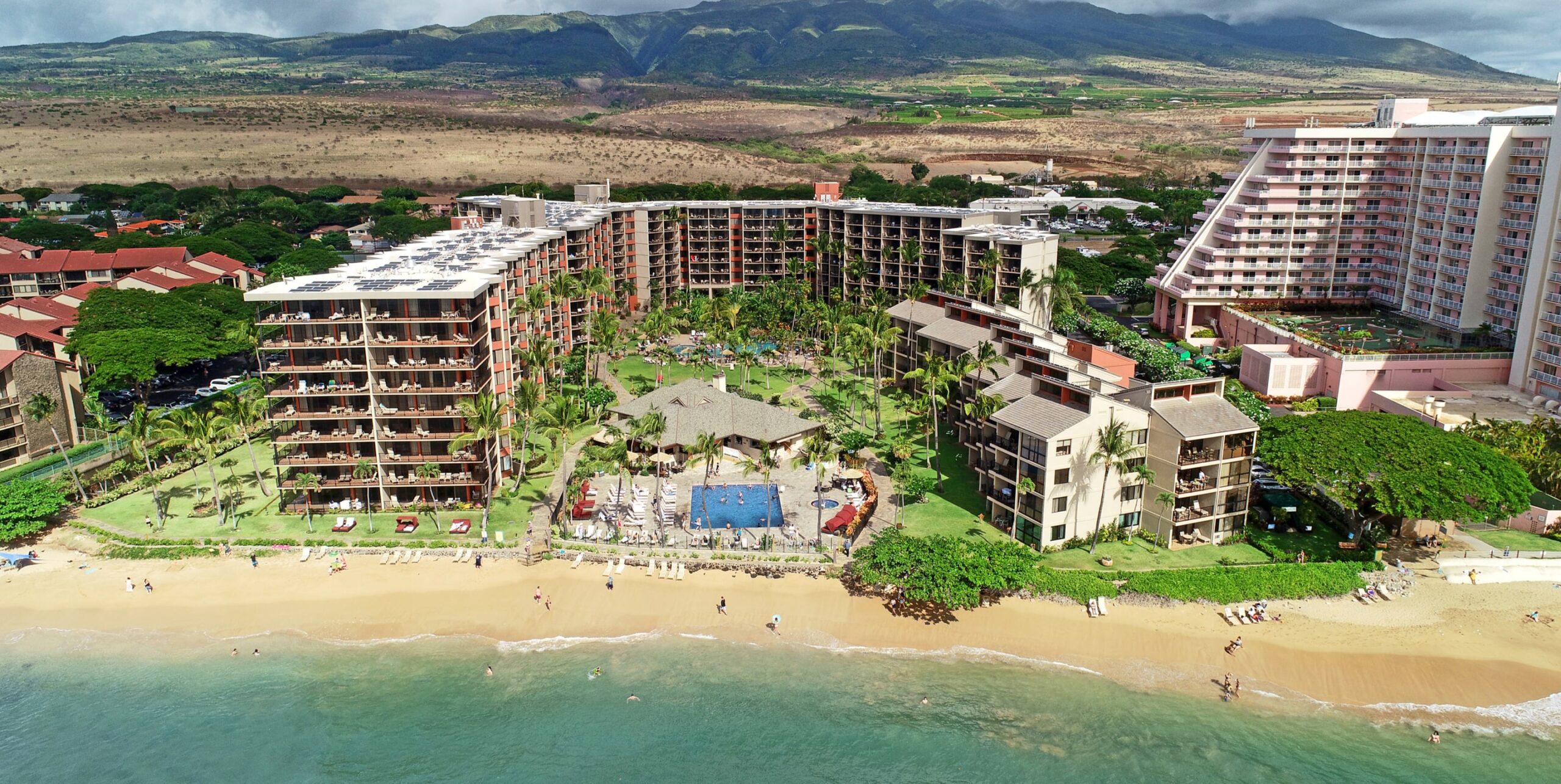 Arial view of Aston Kaanapali Shores